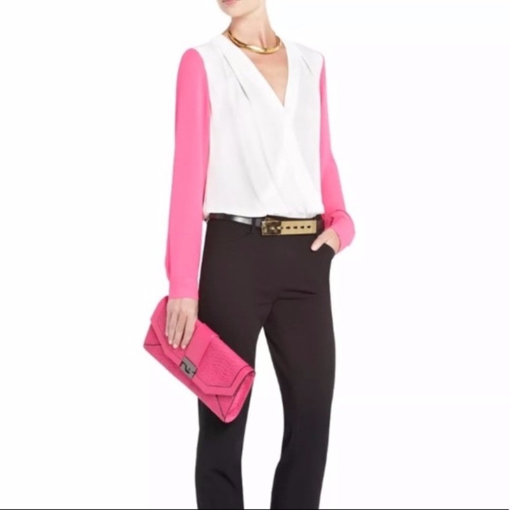 NWOT BCBGMaxazria Remington Colorblock Jumpsuit